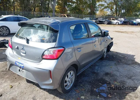 2021 Mitsubishi Mirage from USA, damaged, VIN ML32AUHJ8MH000834